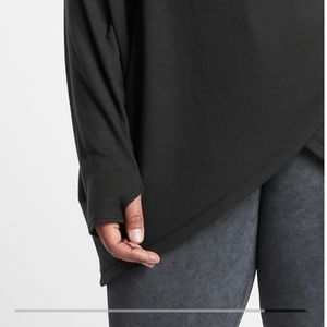 Athleta Purana Wrap Sweatshirt